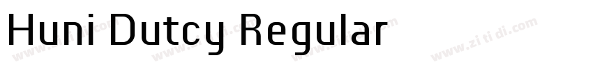 Huni_Dutcy Regular字体转换